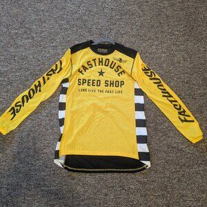 Fasthouse Originals Air Cooled Jersey Yellow/Black size Men's Large
